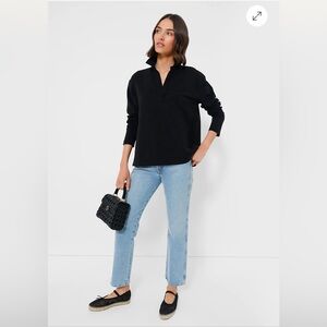 Pomander Place Black Bradley knit Polo